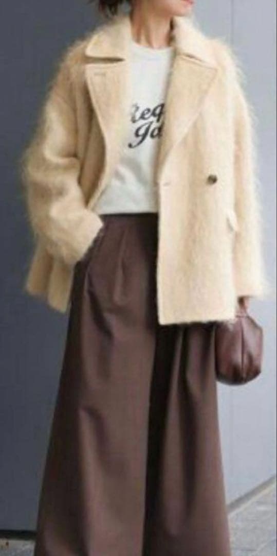 journal standard relume モヘヤミックスシャギーコート