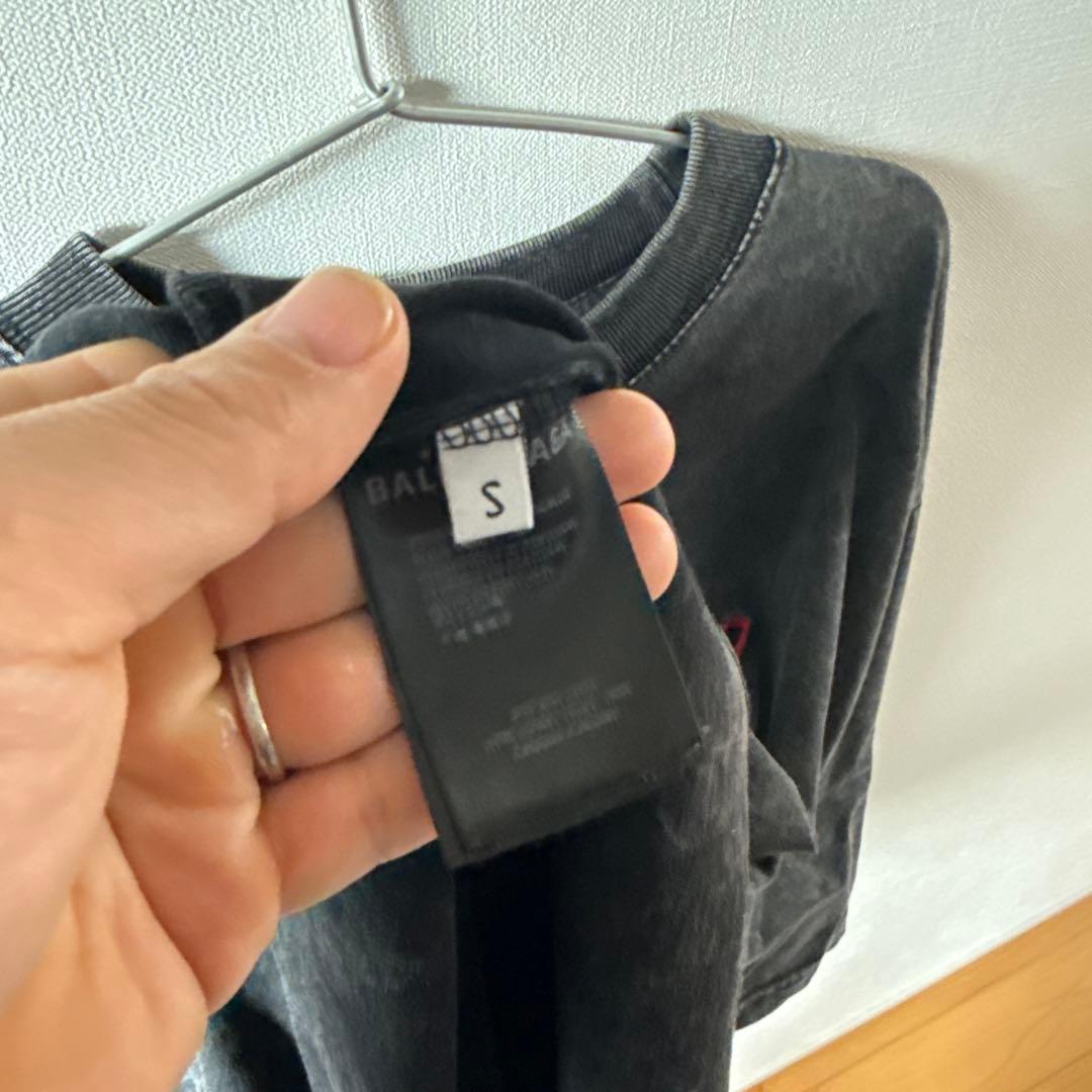 野*君様 BALENCIAGA ダークグレー Tシャツ Sサイズ