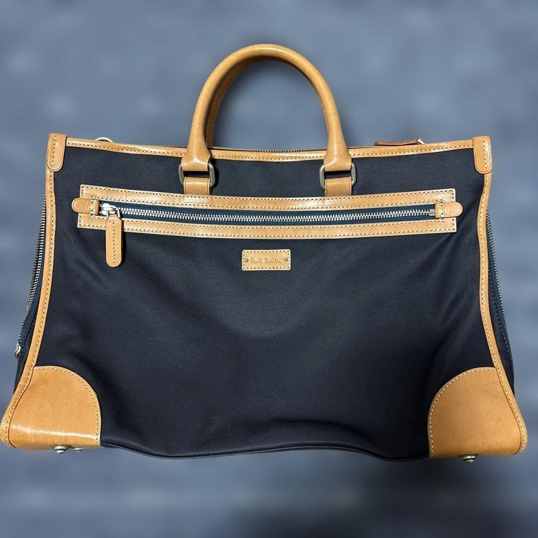 ◎ポールスミス　ビジネスバッグ　ブリーフケース　ナイロン　ブラック