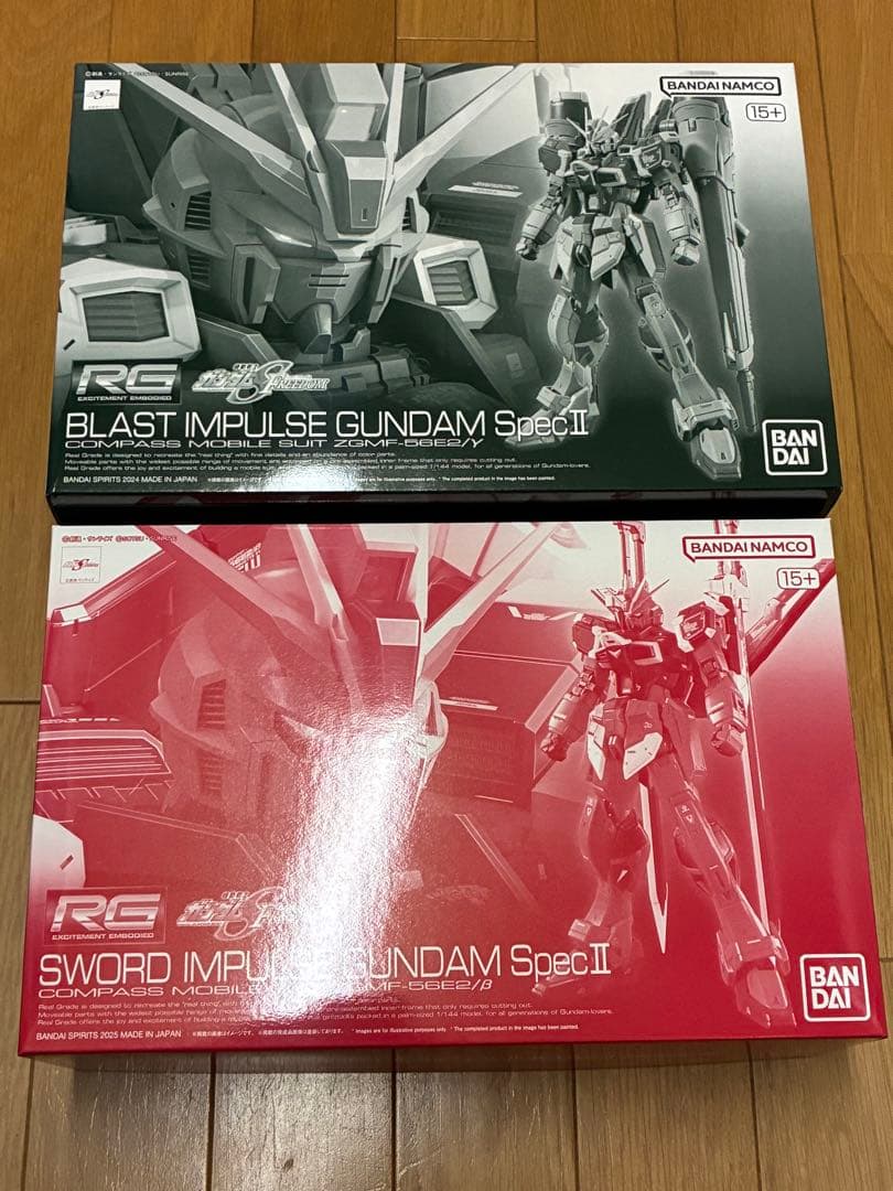3点！ HG デスティニーspecII&ゼウス＋RG インパルスspecII×2