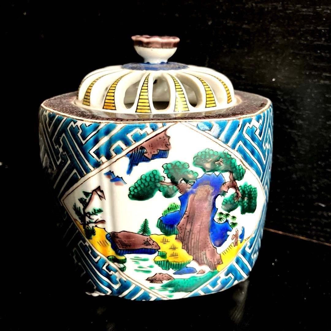 九谷焼香炉　作家物香炉　　★最終価格★