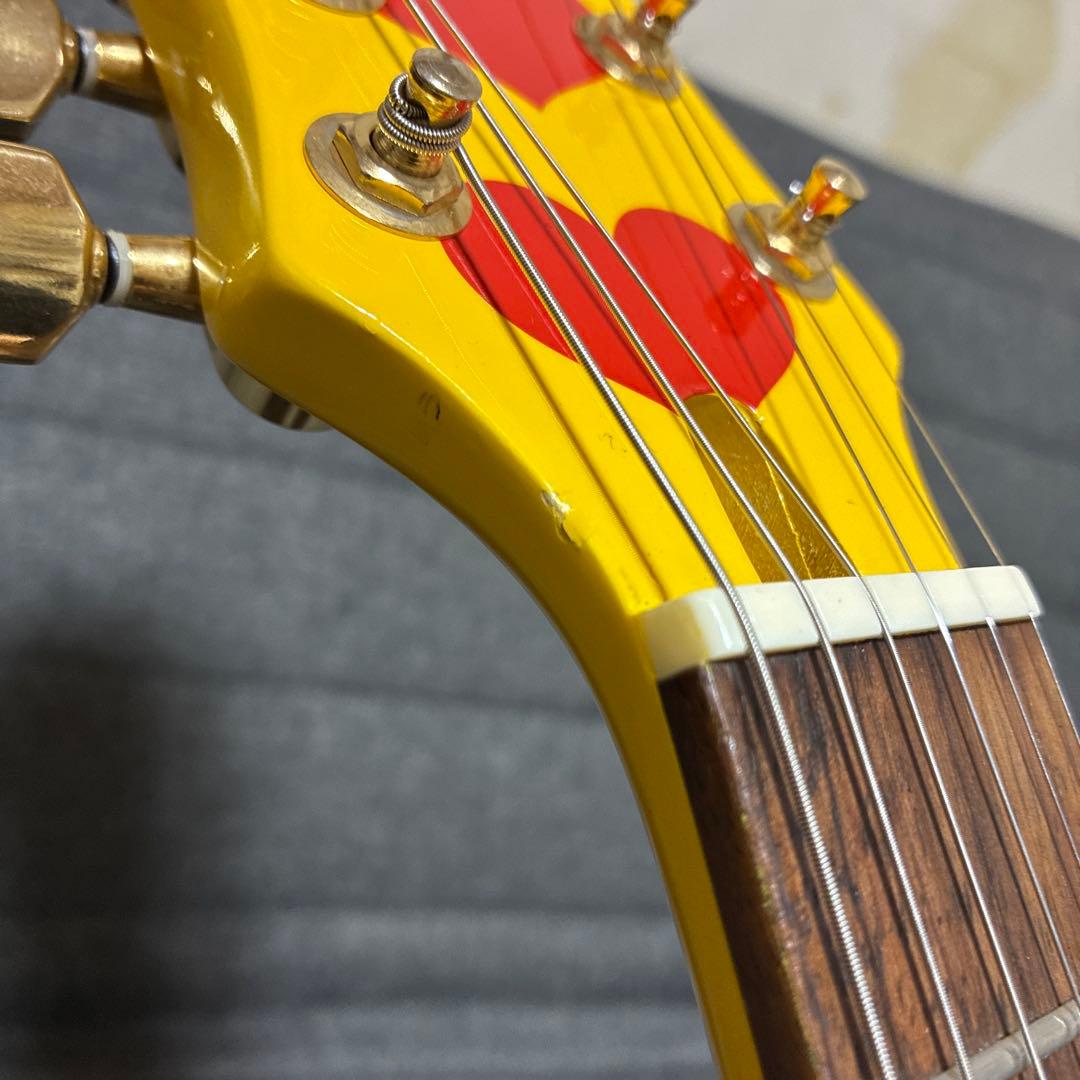 希少 BURNY YH-JR hideモデル アンプ内蔵 モッキンバード ギター