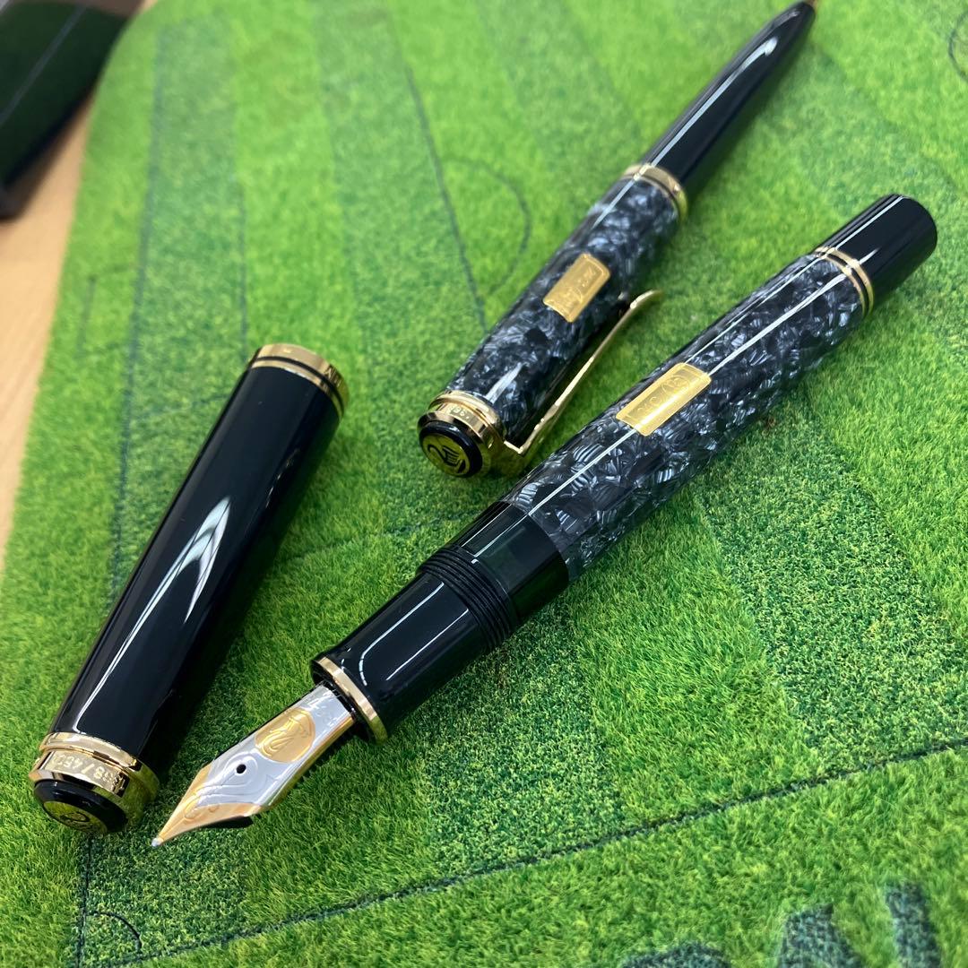 ペリカン Pelikan Wall Street 限定版 万年筆ボールペンセット