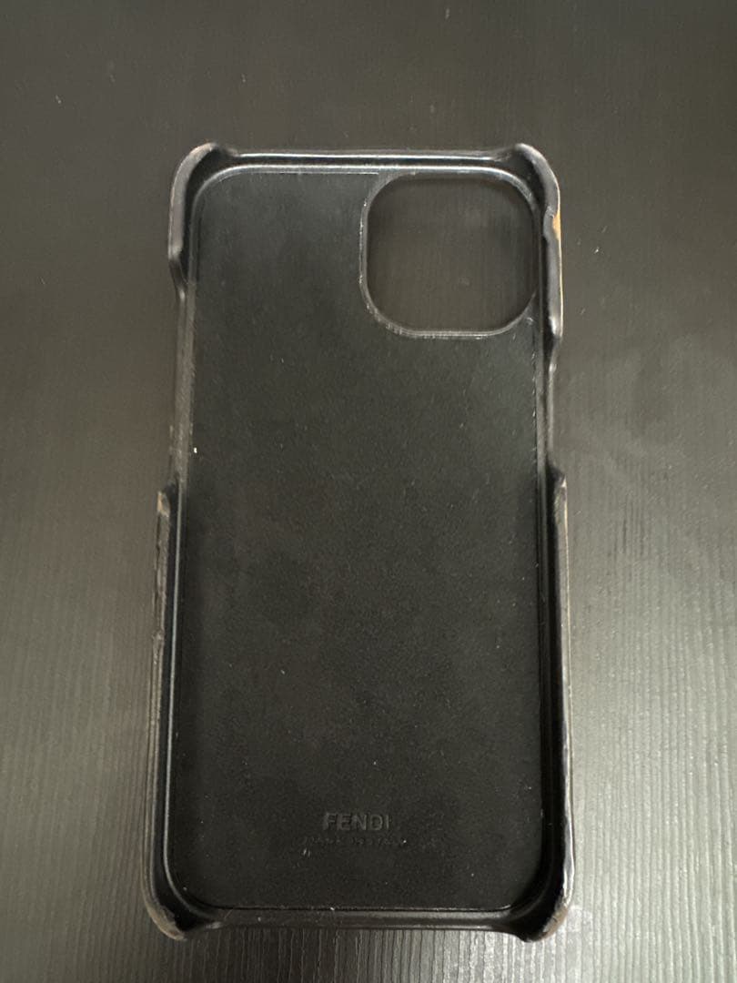 FENDI ベージュレザー iPhoneケース　iPhone14