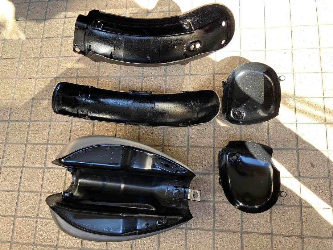 エストレヤ　タンク　フェンダー　サイドカバー　セット　無塗装仕上げ　エストレア