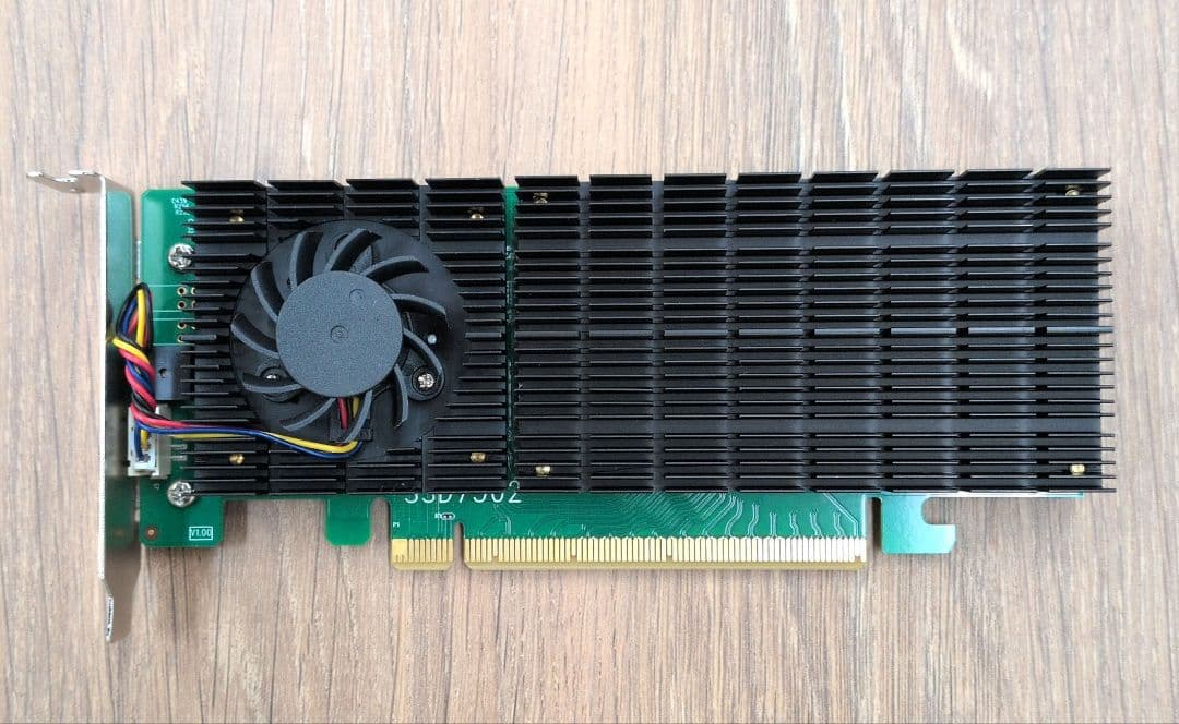 拡張カード HighPoint SSD7502 PCIe 4.0 x16 2-Port