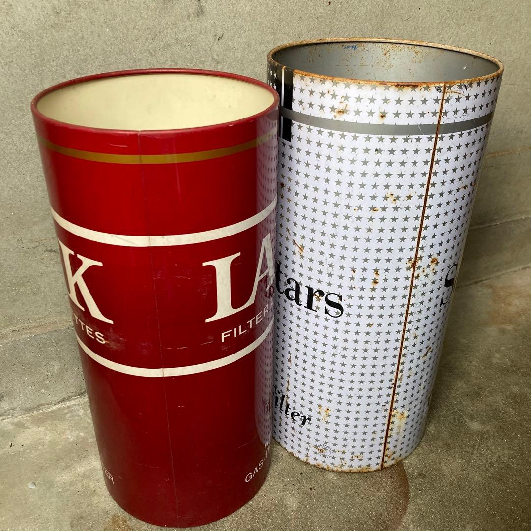 T*S様 2つセット タバコ ゴミ箱 昭和レトロ アンティーク