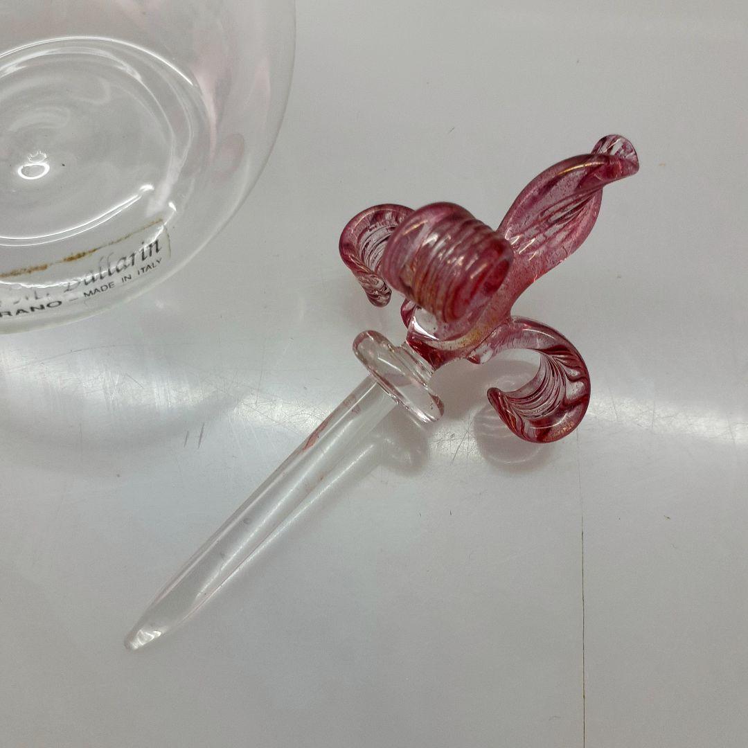 MURANO F&M BALLARIN ムラノ 花蓋 香水瓶 パフュームボトル