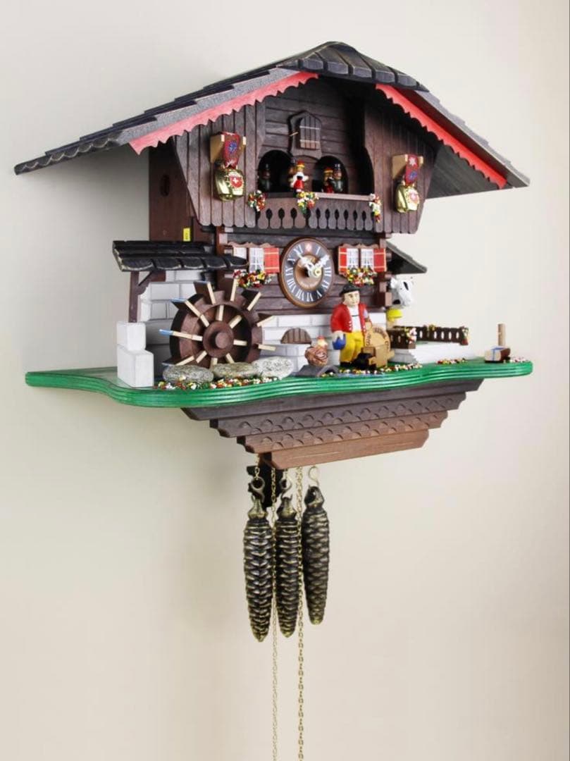 Lötscher スイス製 カッコー時計 限定版 農家シャレー 未使用保管