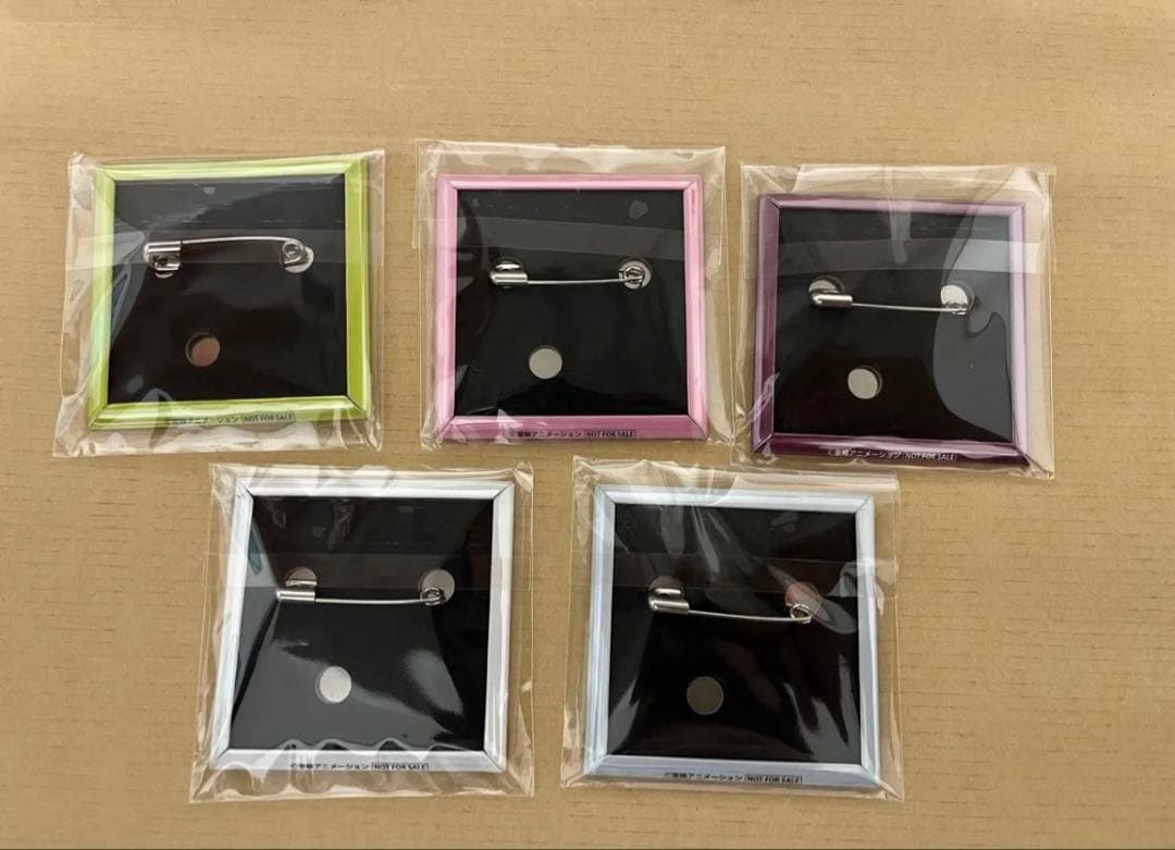 全5種コンプ ゲーマーズフェア特典 スクエア缶バッジ ガールズバンドクライ