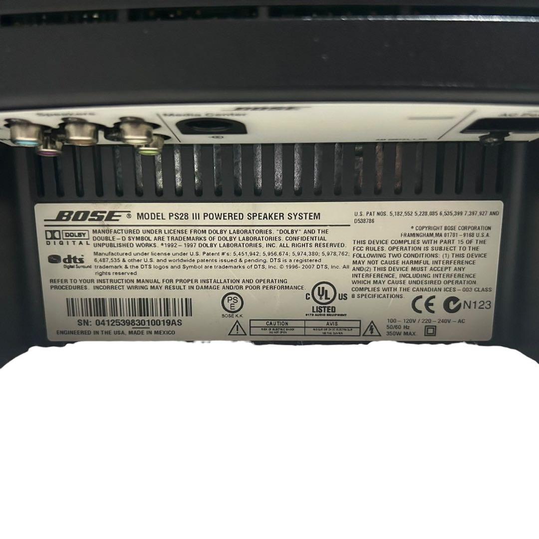 BOSE PS28 III Powered Speaker システム ジャンク品