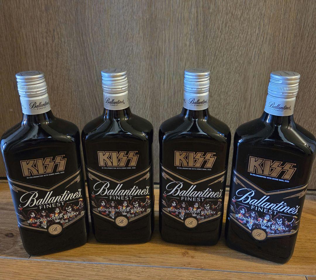 バランタインファイネスト 700ml アーティストボトル KISS　4本