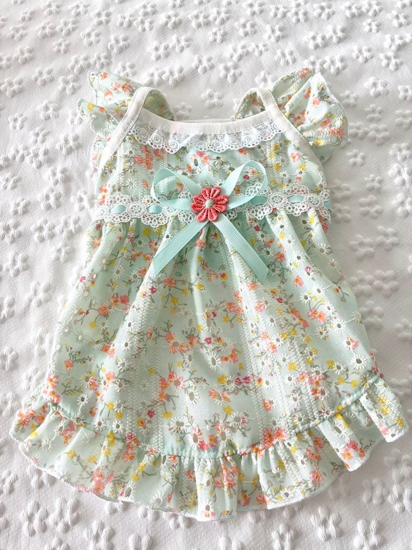 むぎ犬服ハンドメイドワンピース