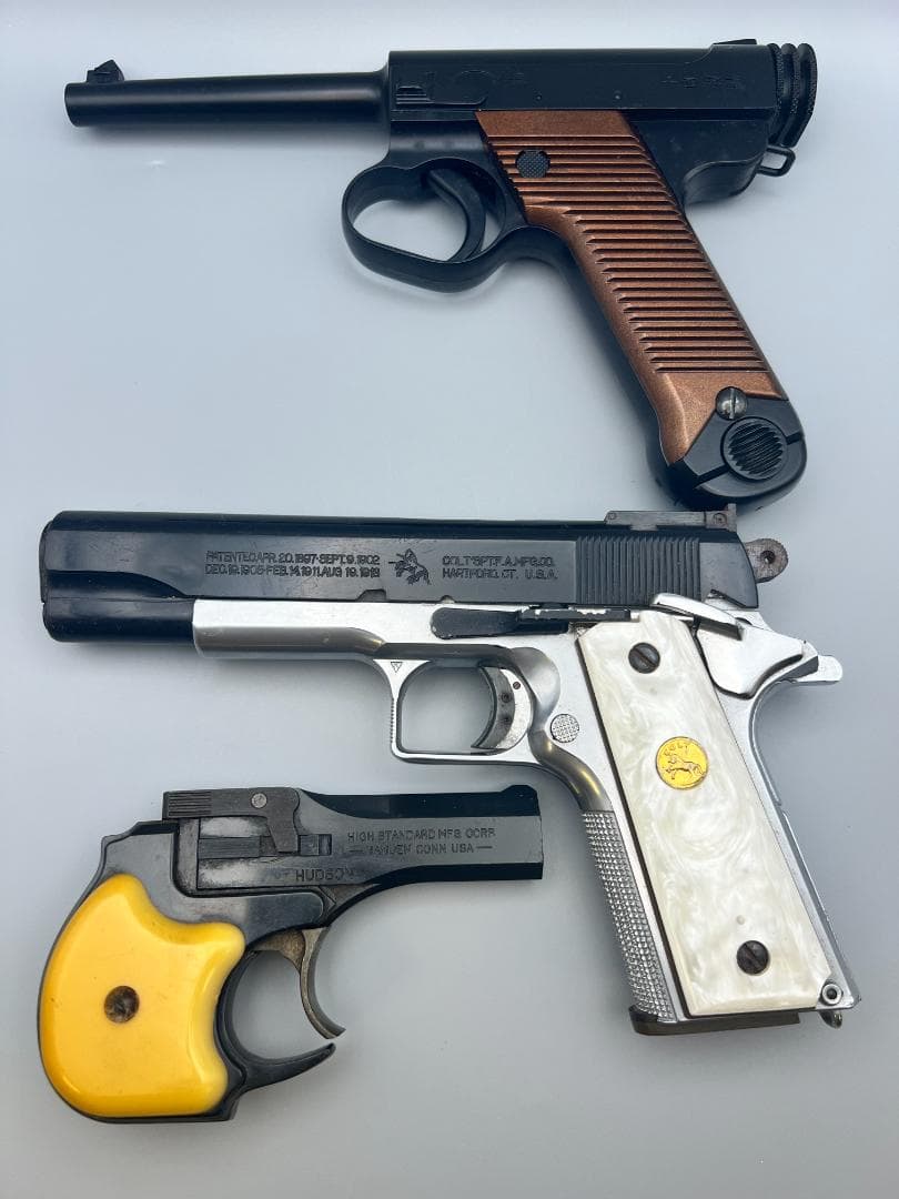 WA COMBAT　エアコッキングガン　ハイスタ・デリンジャー　モデルガン　３丁