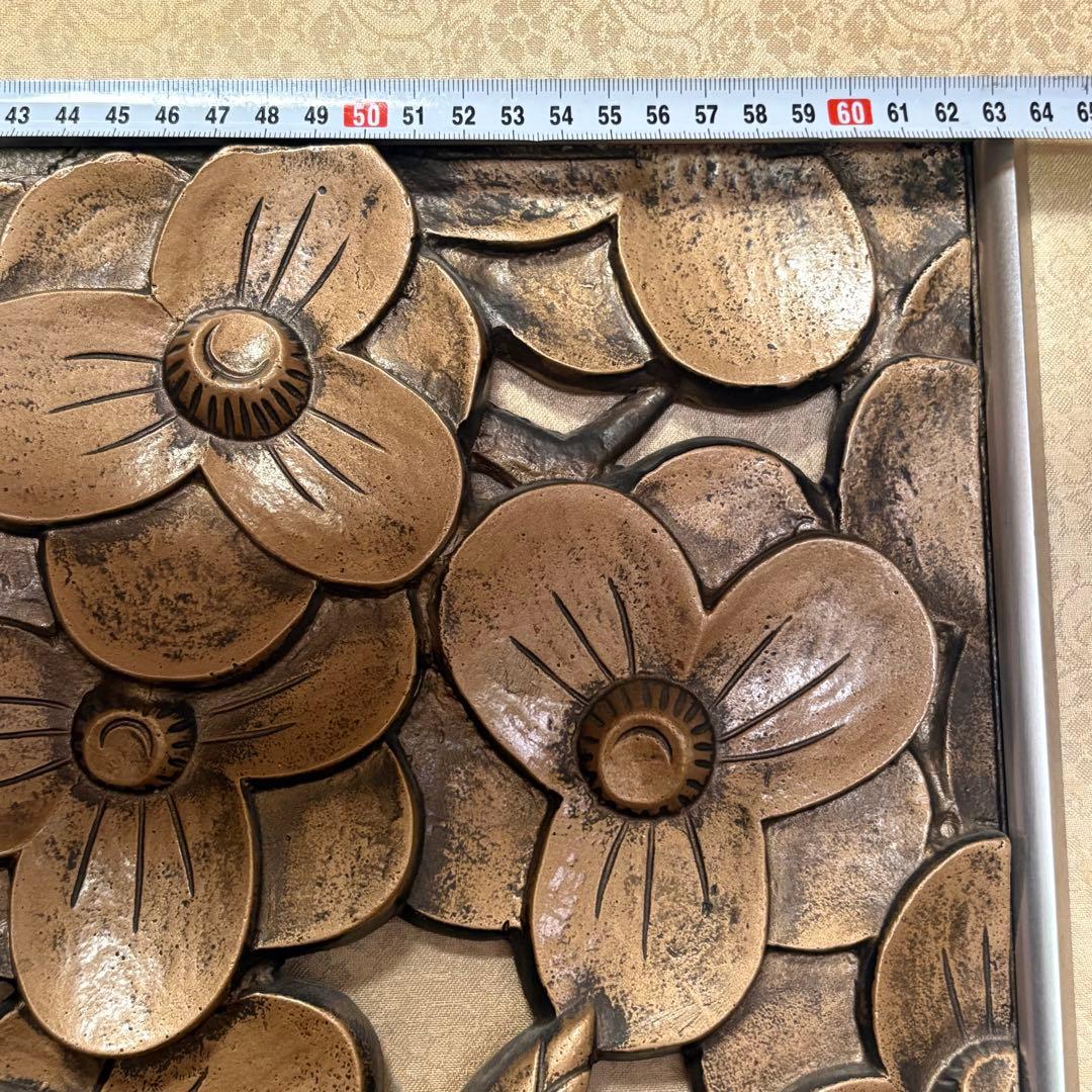 秀峰 秀峰刀 銅製　オブジェ 秀峰彫刻 アンティーク 銅 彫刻 孔雀