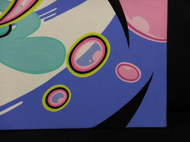 現代アート Aaaaaaaa（アー）直筆サイン『作品』12号スクエア 1127A