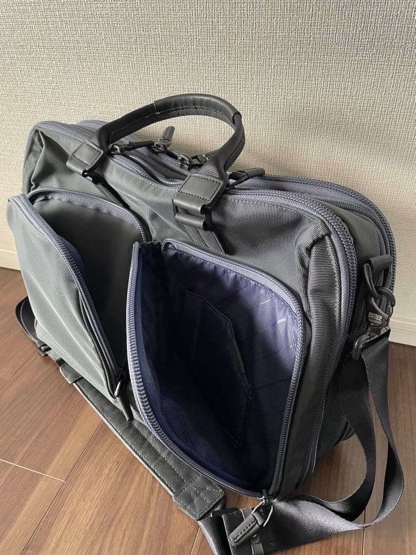 ゼロハリバートン　グレー ナイロン ビジネスバッグ