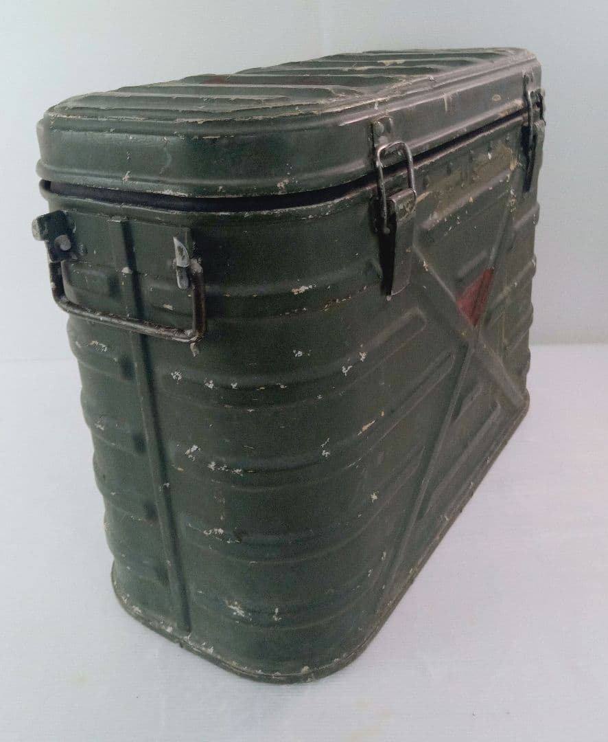 【1962年】US製 ミリタリーコンテナ オリーブドラブ　フードコンテナ*AE6