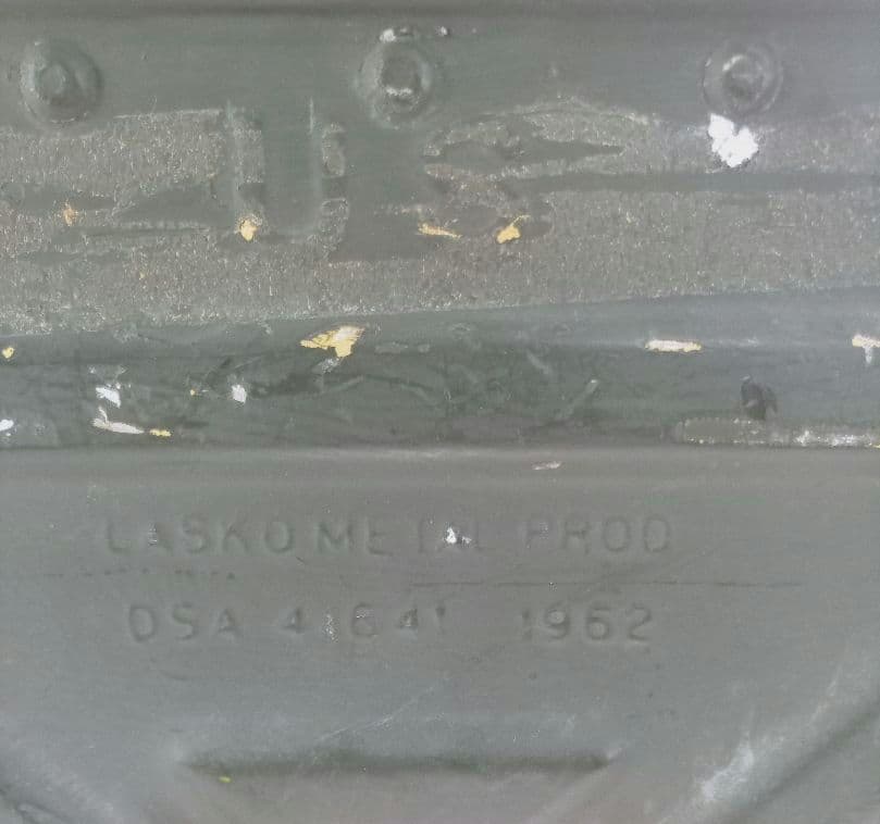 【1962年】US製 ミリタリーコンテナ オリーブドラブ　フードコンテナ*AE6