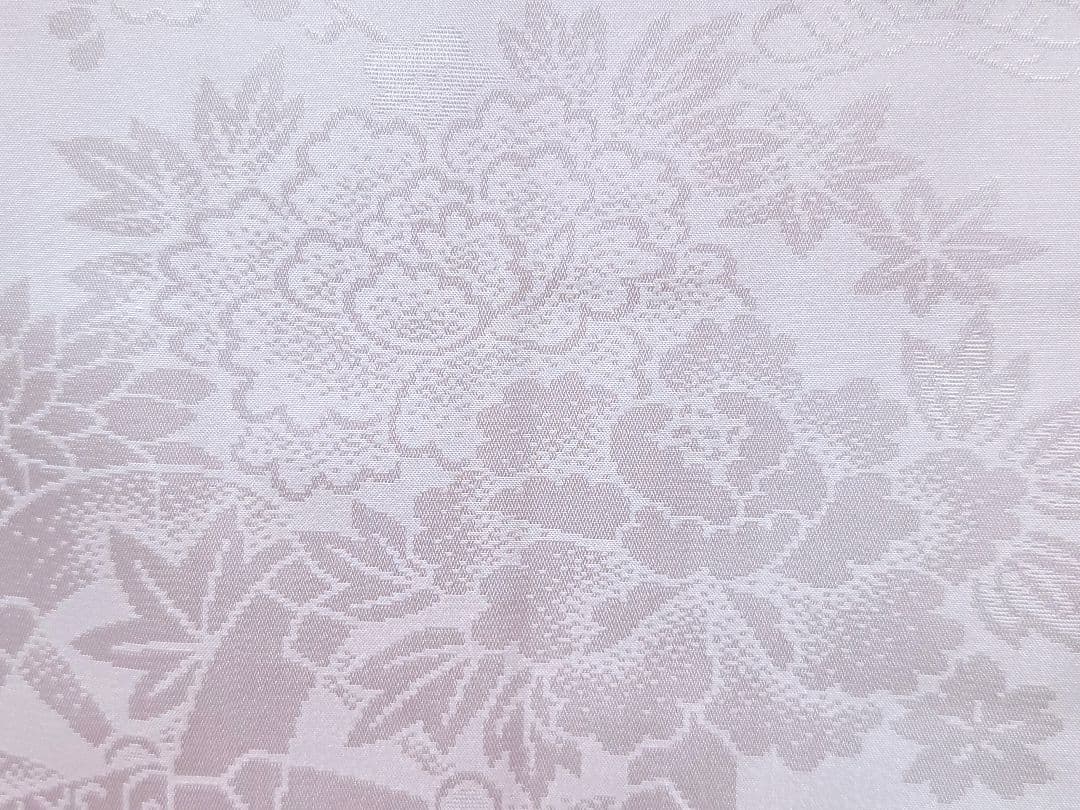 AI 美品 振袖フルセット 雪輪に桜 青 金駒刺繍 金彩 正絹 帯・襦袢・小物