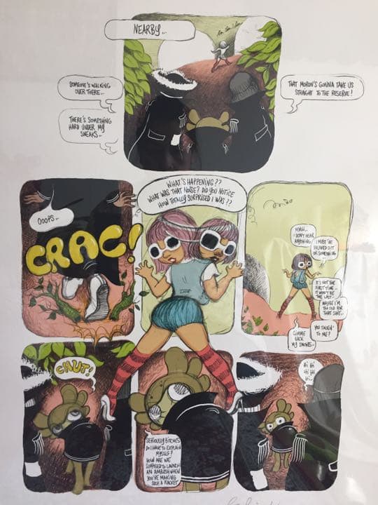 fafi サイン入り carmine volt 原画レプリカ