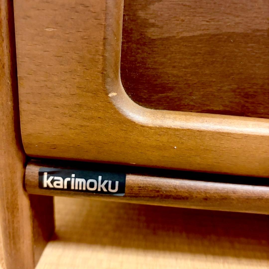 Karimoku カリモク 電話台 4段チェスト 高級家具