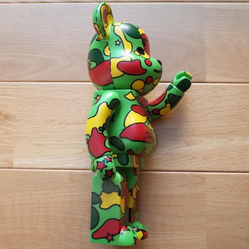 ベアブリック☆エイプ☆サイケ☆スターカモ☆400%