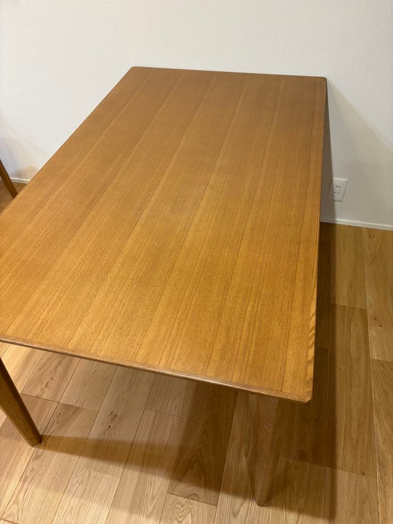 (引取り限定)木製(タモ)ダイニングテーブルセット お渡し12/19まで