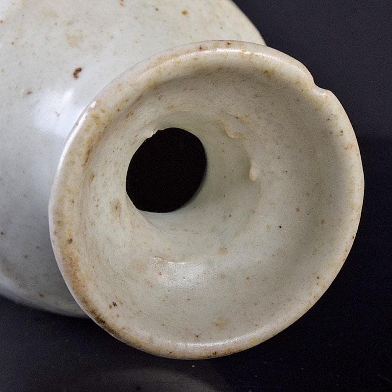 朝鮮美術　李朝　高麗白磁　徳利　D　R8378
