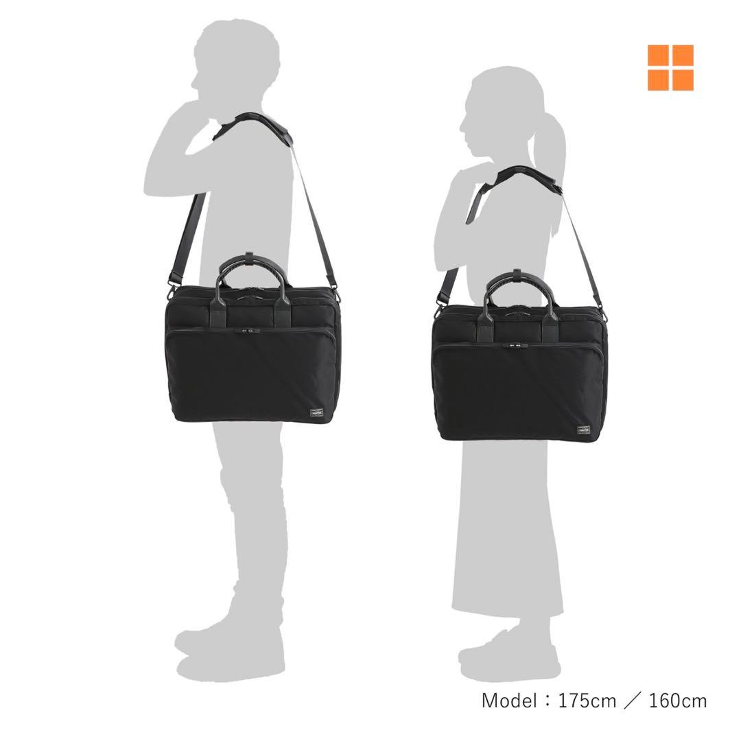 PORTER ¥94,600 TIME 3WAY BRIEFCASE ネイビー