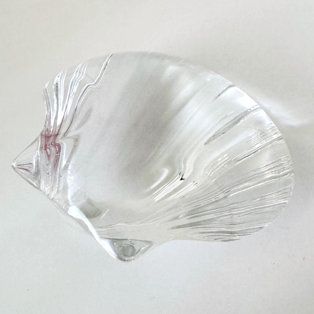 【バカラ】動物 貝 置物 インテリア★美品★幸運 金運