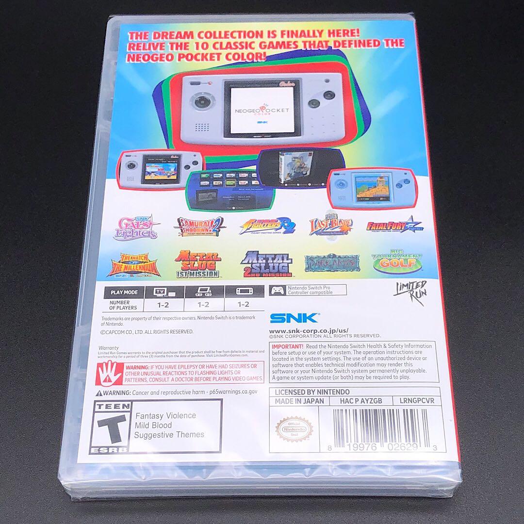 ネオジオポケットカラー セレクション Vol.1 北米版 switch スイッチ