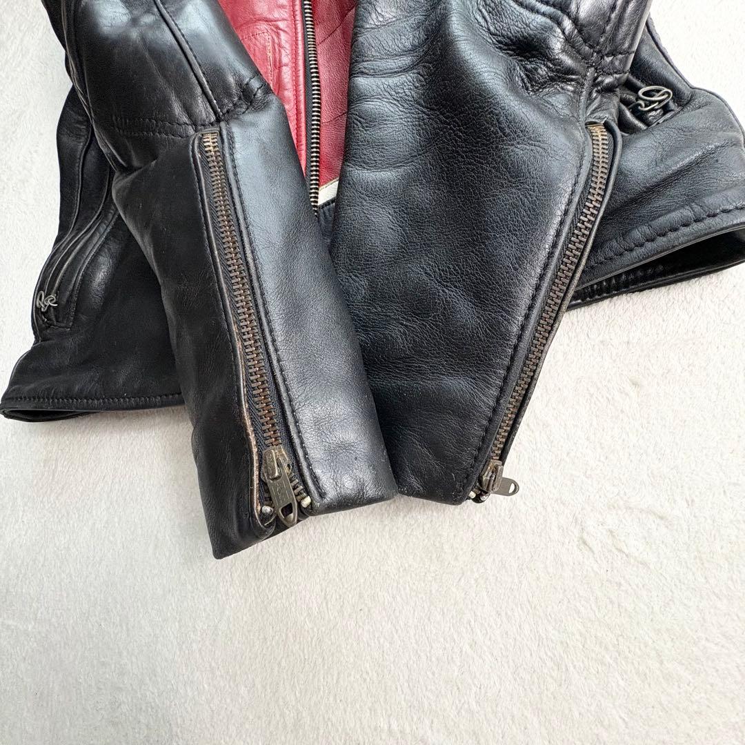 VANSON シングルライダース レザージャケット 36