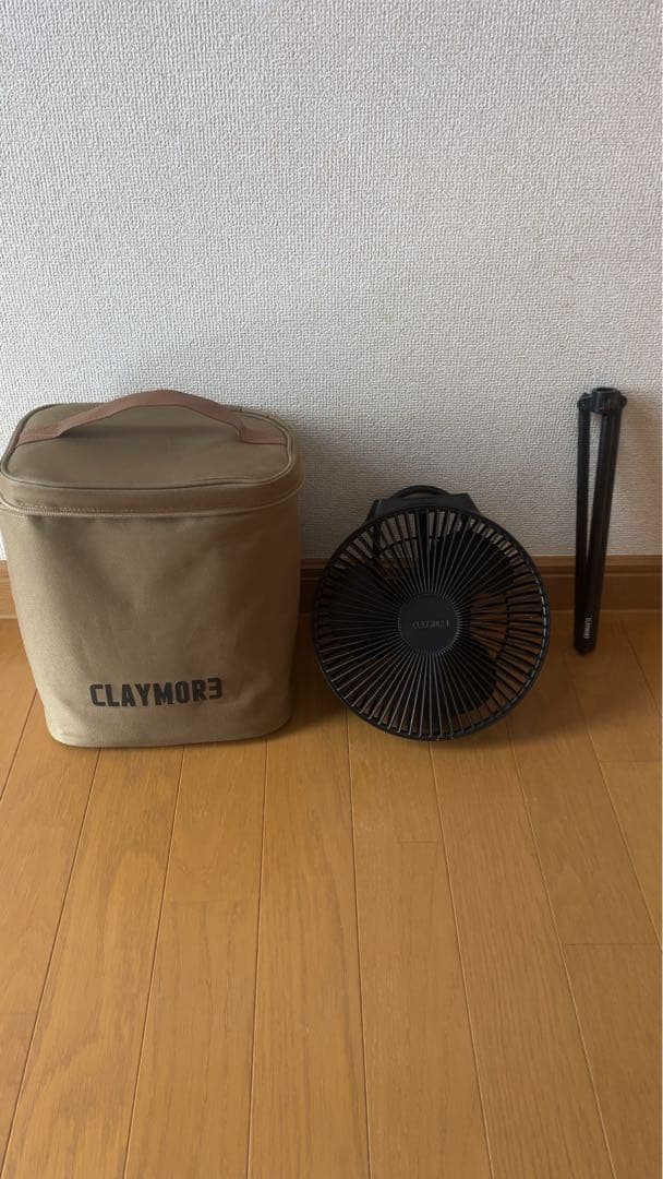 クレイモア 卓上扇風機 プリズム サーキュレーター ブラック V1040