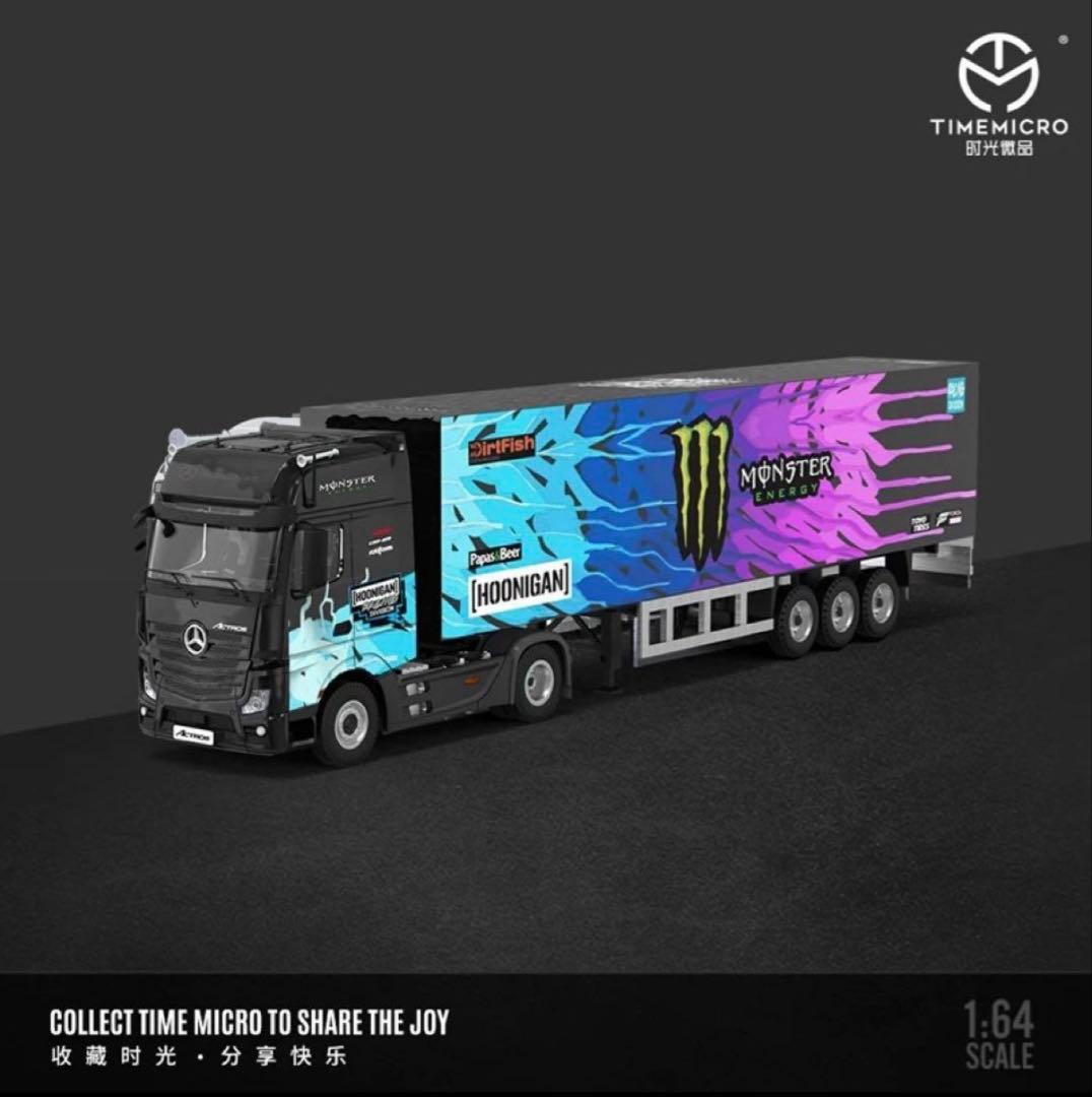 1/64 TIMEMICRO ベンツ　アクトロス　セット　モンスター