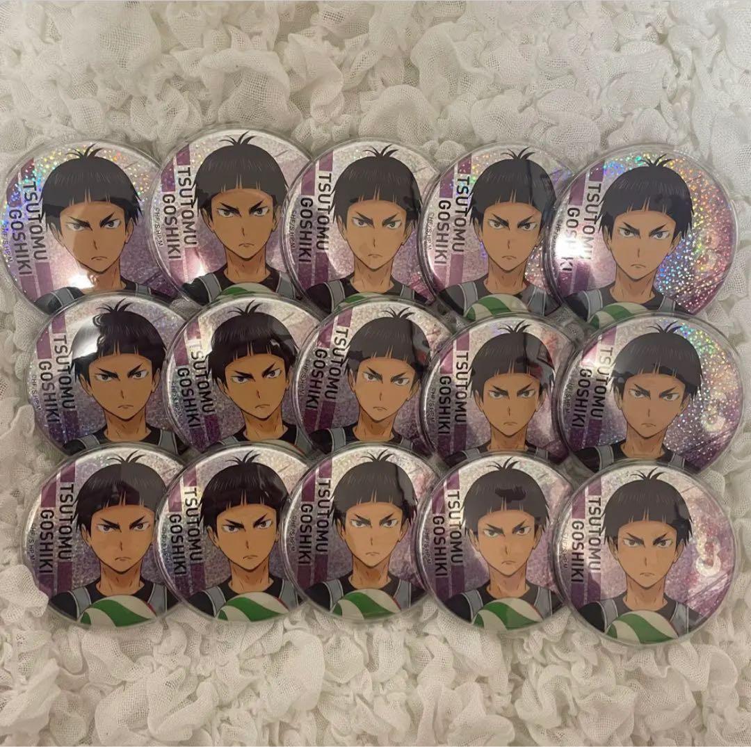 五色工　缶バッジ　15点