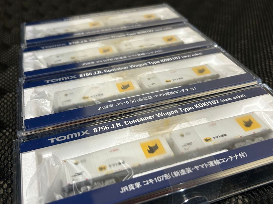 TOMIX 8756 コキ107 ヤマト新塗装4両セット