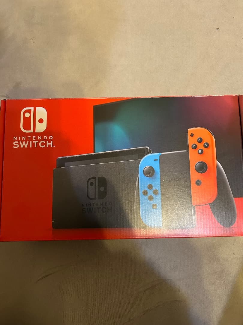 M*e様 Nintendo Switch ネオンオレンジ/ブルー　ジョイコン+1