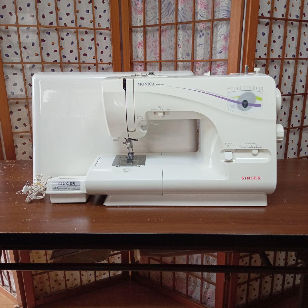 シンガー電子ミシン本体　分解メンテナンス済み　フット付き　美品