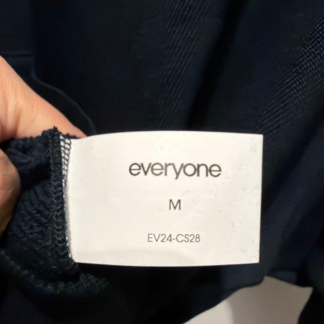 トップス everyone cotton zip up hoodie (NAVY) M