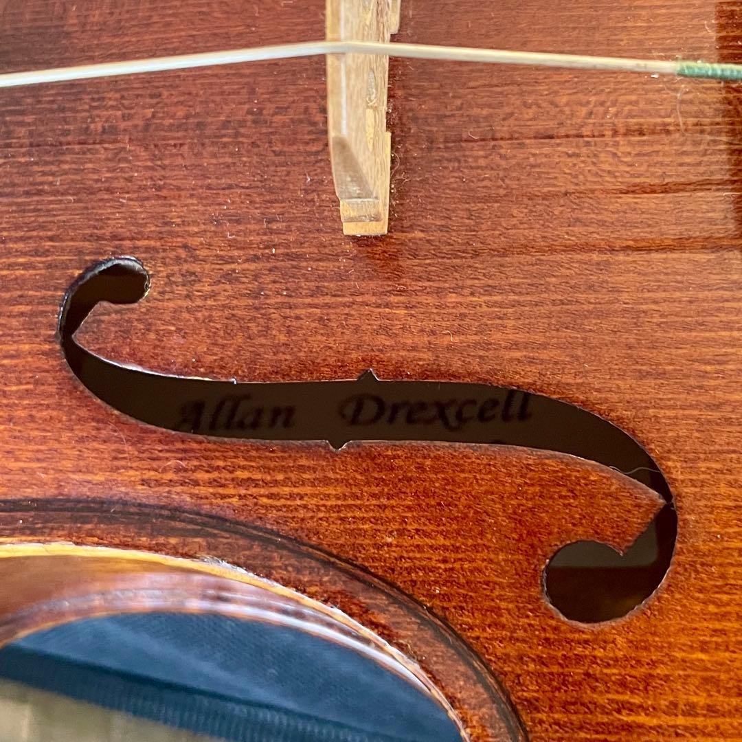 1/4 バイオリン 6点セット　本体 ケース　弓　肩あて　松ヤニ　楽譜留クリップ