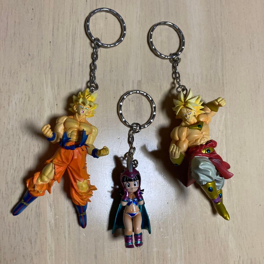 ドラゴンボール ハイグレードカラーリングキーホルダー チチ　悟空　ブロリー