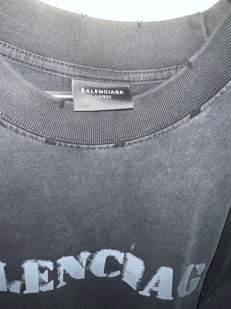 BALENCIAGA オーバーサイズブラックTシャツ Mサイズ