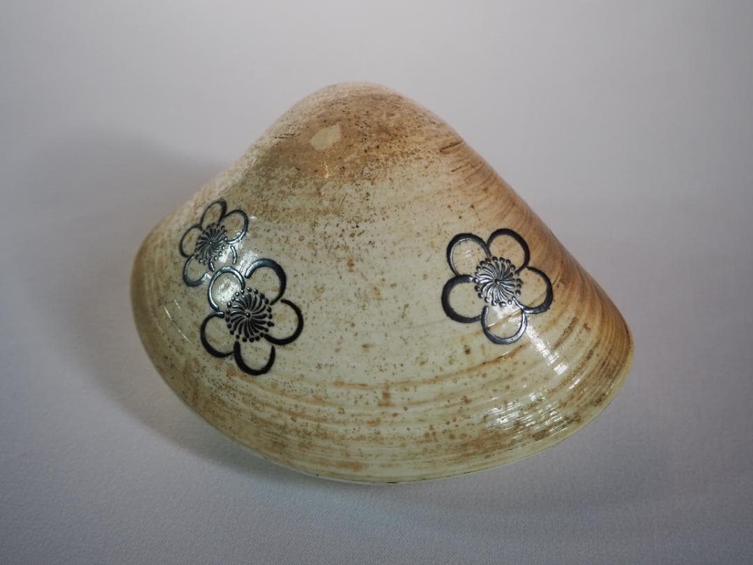 表千家12世惺斎宗左御書付・御好み『 梅蒔絵蛤香合』10代中村宗哲造（共箱）