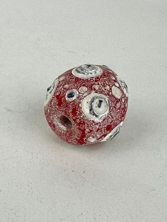 古代 戦国玉 東周漢王朝 トンボ玉 アンティーク ガラスビーズ