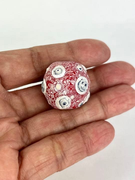 古代 戦国玉 東周漢王朝 トンボ玉 アンティーク ガラスビーズ