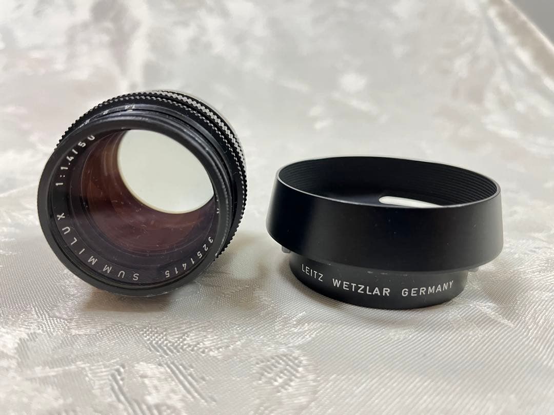 ライカ　ズミルクス　Summilux　f1.4 50mmレンズ フード付　美品