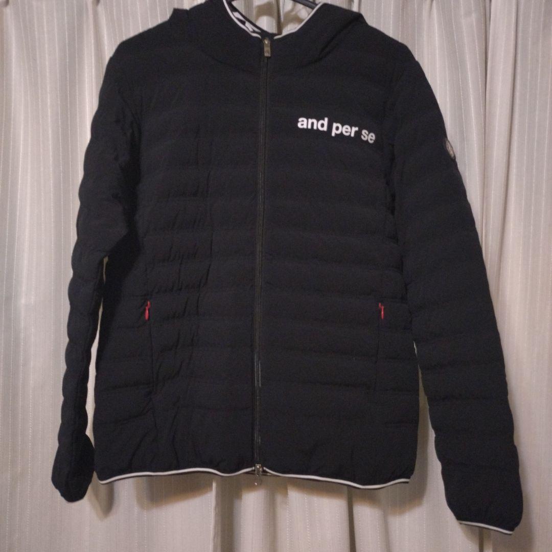 and per se フード付きジャケット 黒