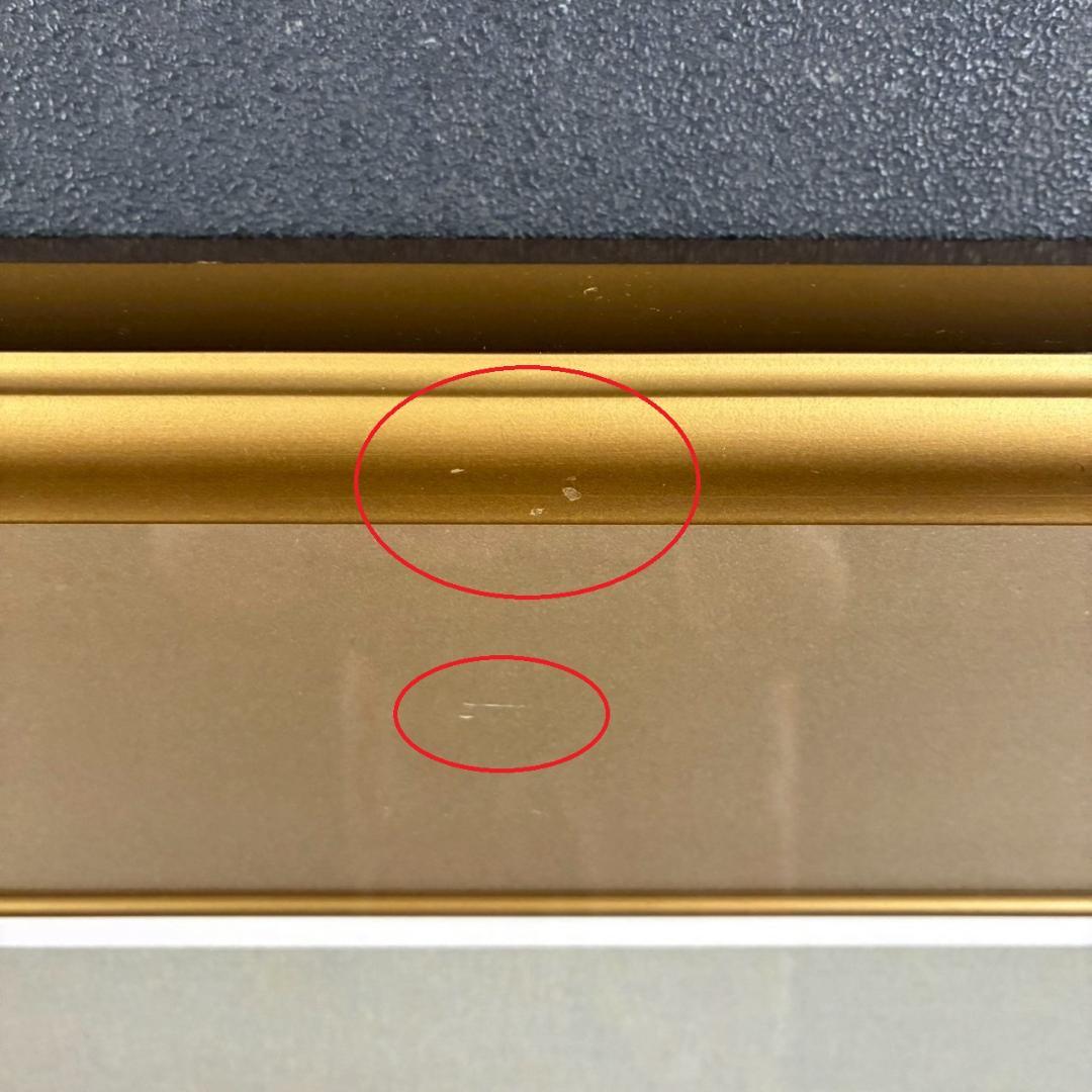 美品 中島千波「華」リトグラフ 直筆サイン・落款有証明シール有 額縁入 日本画家