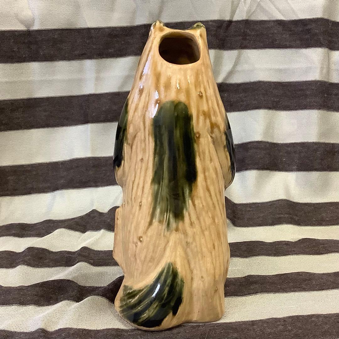 昭和レトロ 茂林寺 分福茶釜 狸 陶器製 徳利 お猪口 セット